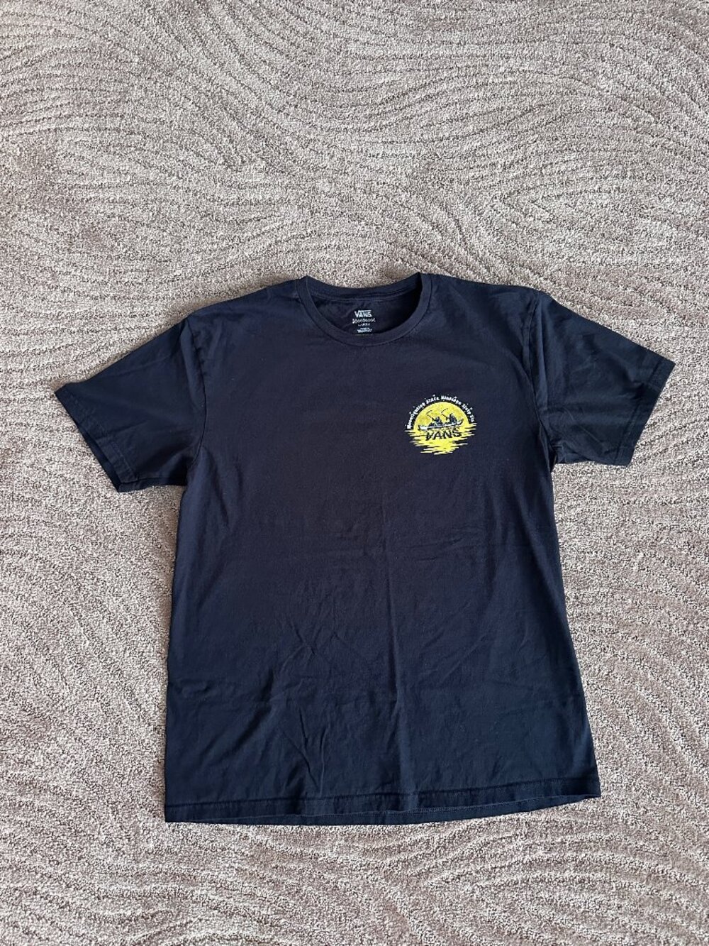 Vans tshirt, size large, black